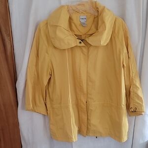 Zenergy By Chico's Sunny Yellow Utility Jacket